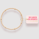 Beaded Blondes Olive Bracelet in Gold