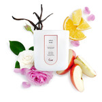 Cue White Candle, 12 oz -  Apple Rose