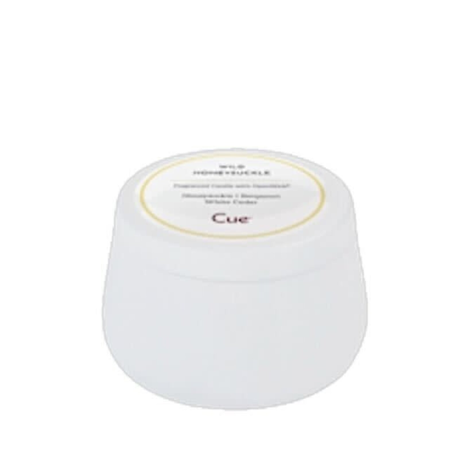 Cue White Candle, 3.5 oz -  Wild Honeysuckle