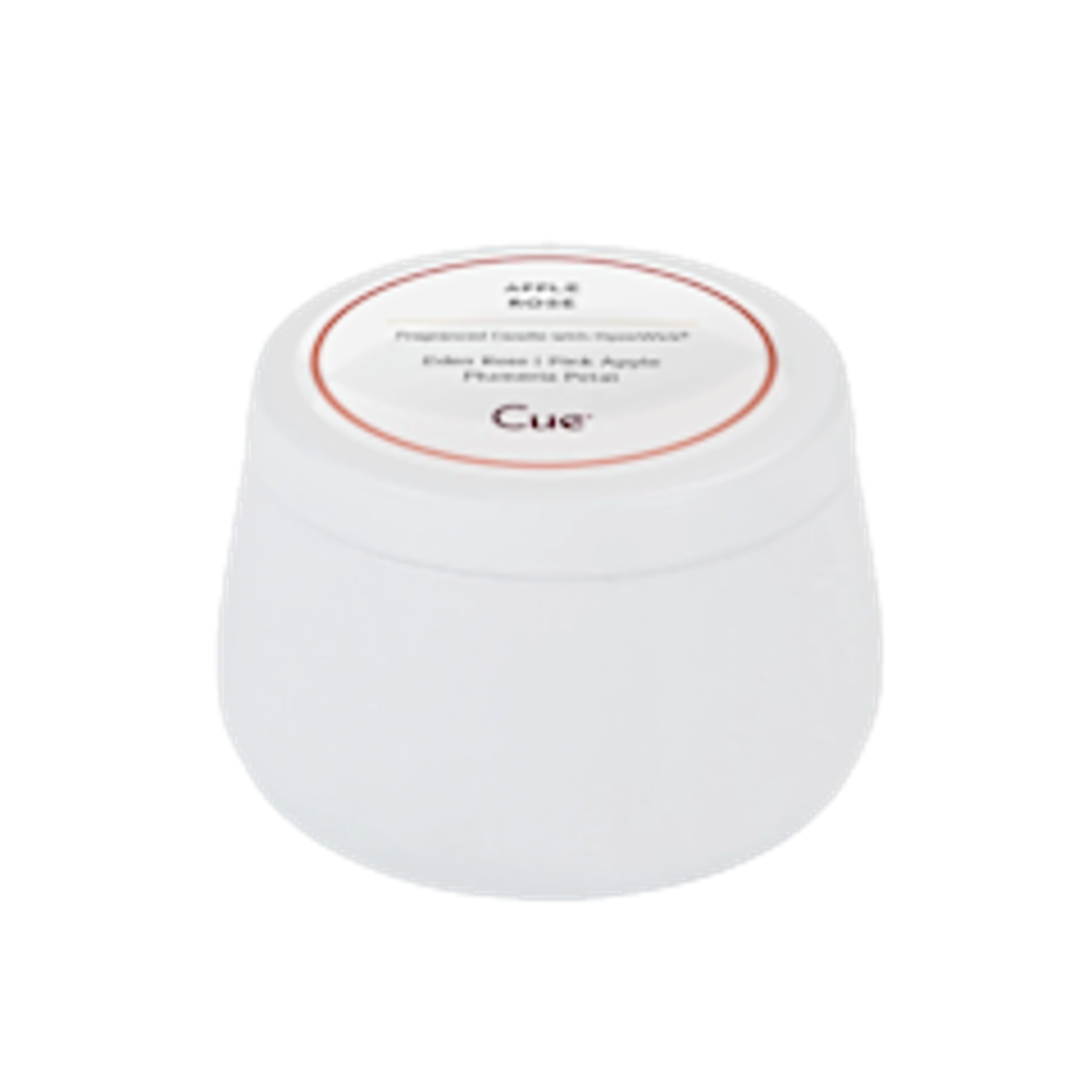Cue White Candle, 3.5 oz -  Apple Rose