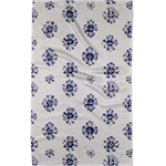 Leyla White Kitchen Tea Towel, 18" x 30"
