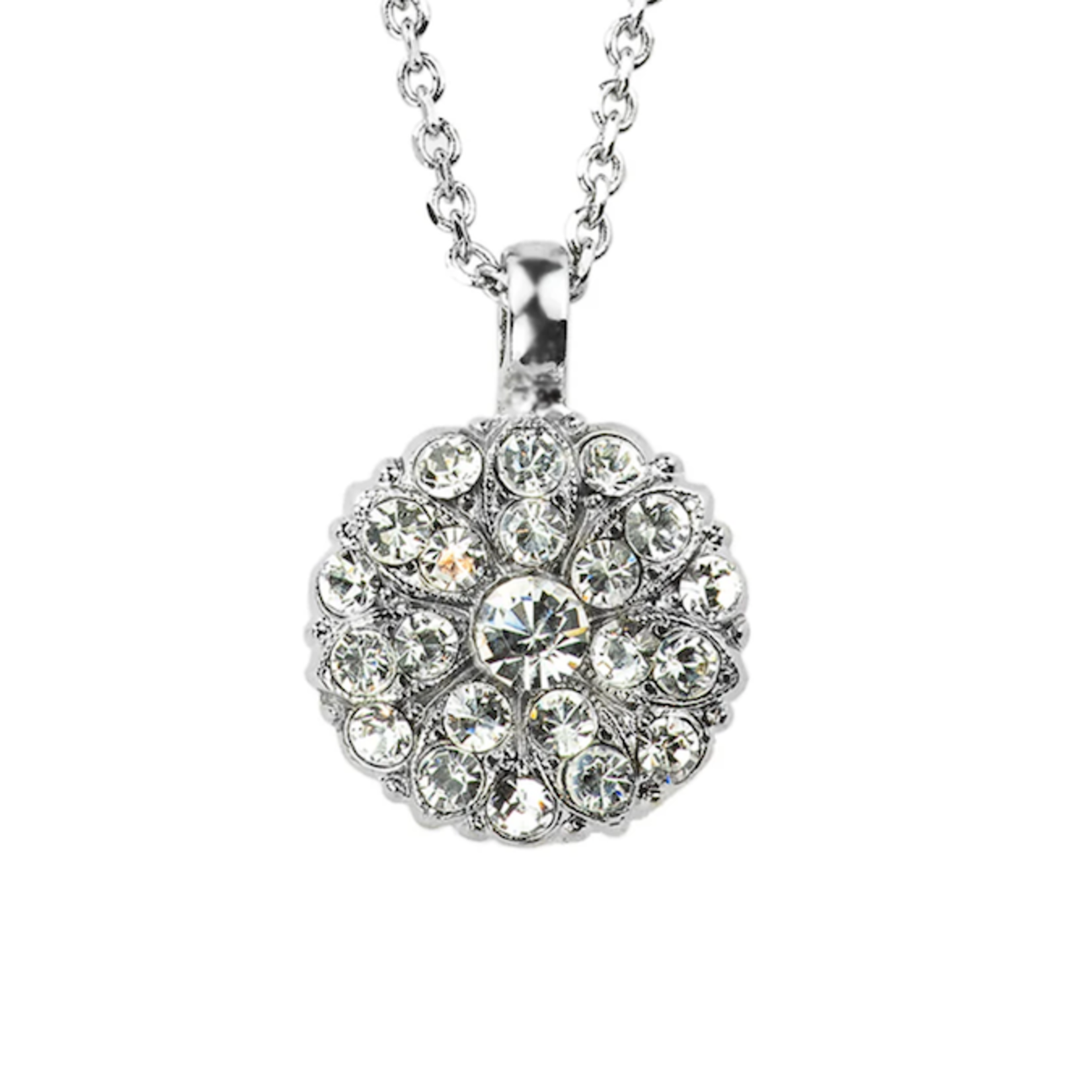 Mariana Guardian Angel Pendant in "On A Clear Day" Rhodium