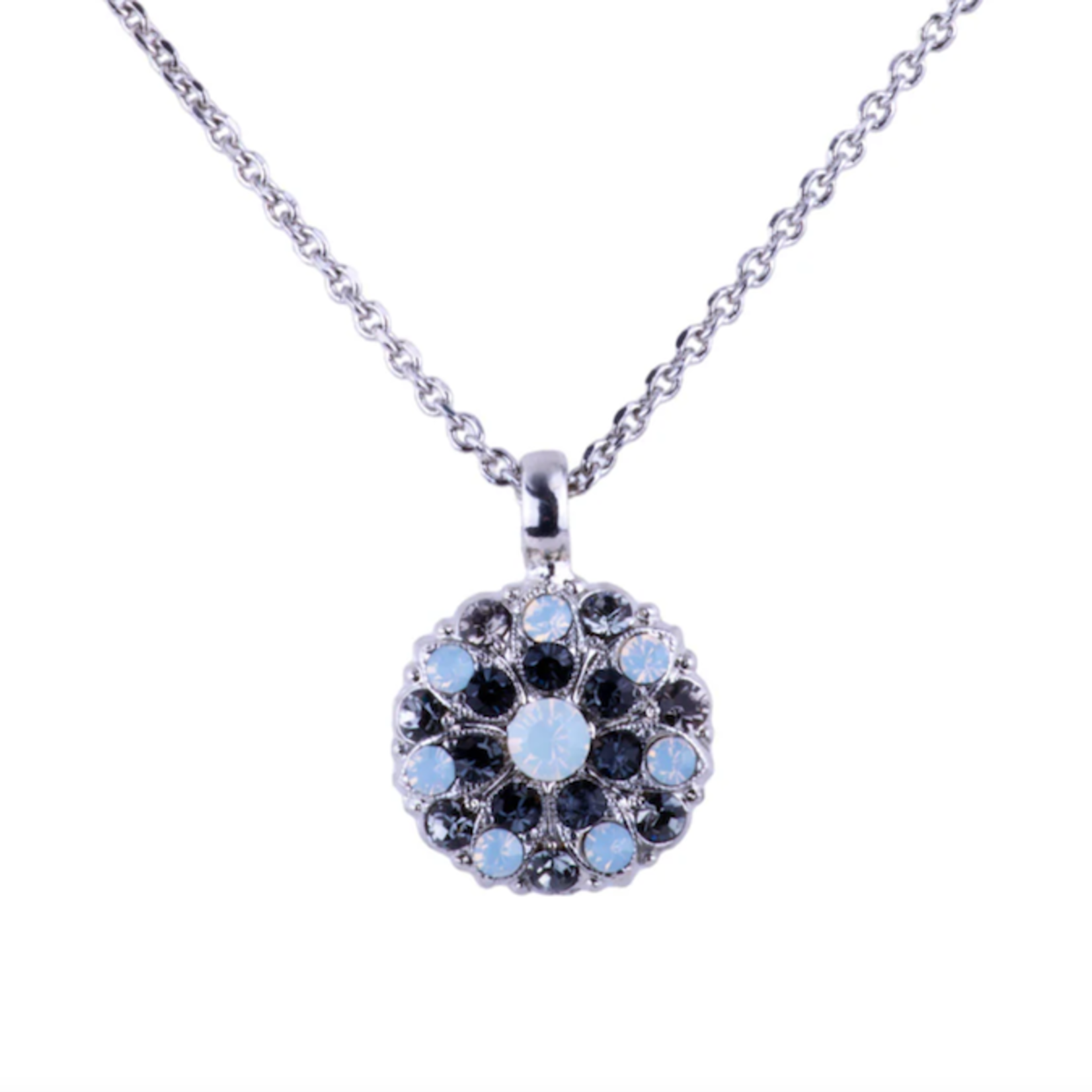 Mariana Guardian Angel Pendant in "Nightfall" Rhodium