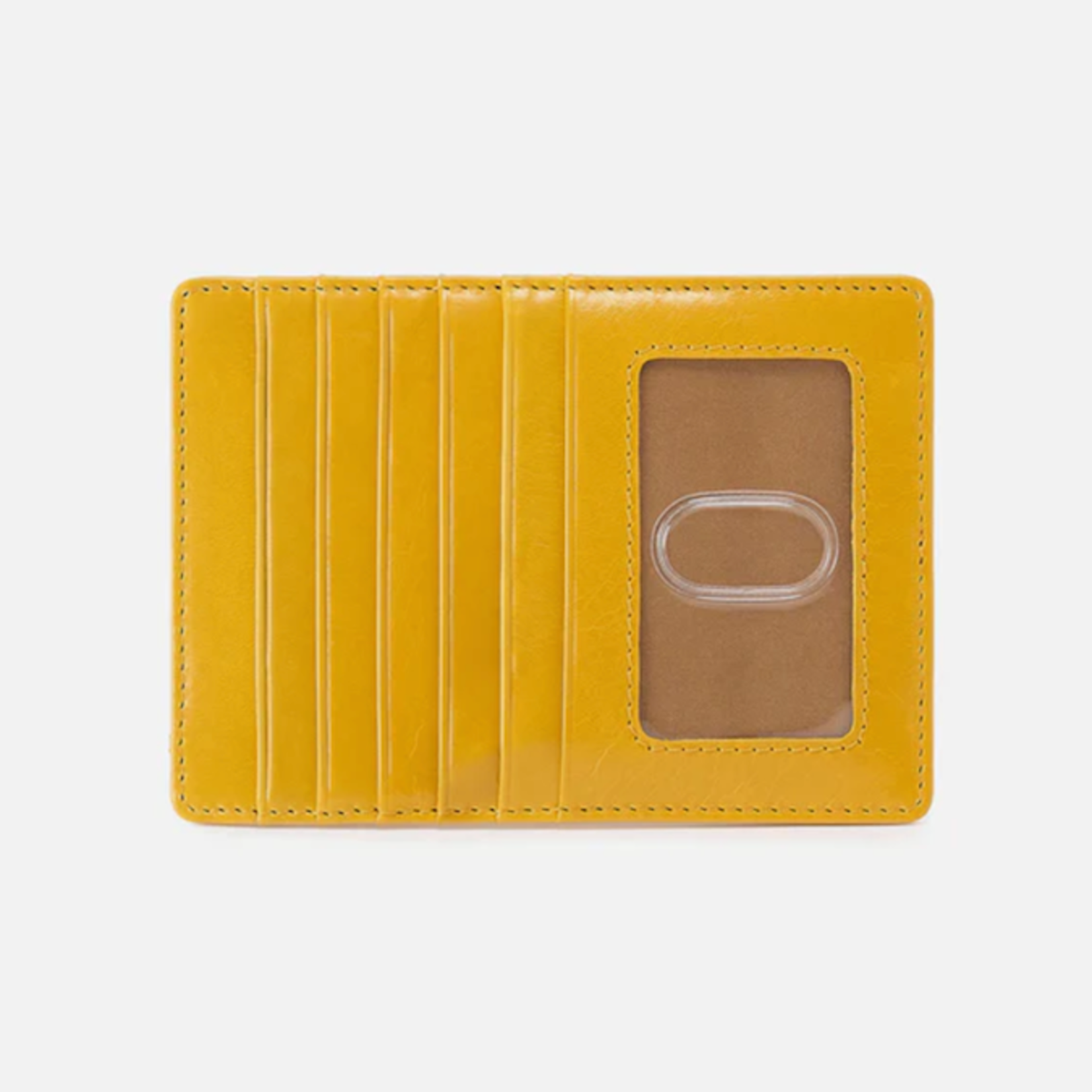 HOBO HOBO - Euro Slide Card Case Sun Glow Polished Leather