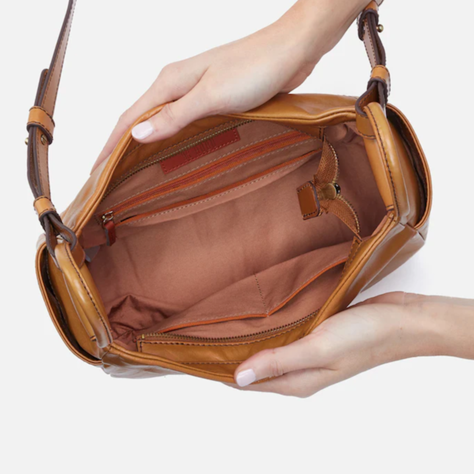 HOBO HOBO - Sheila Crossbody Natural Polished Leather