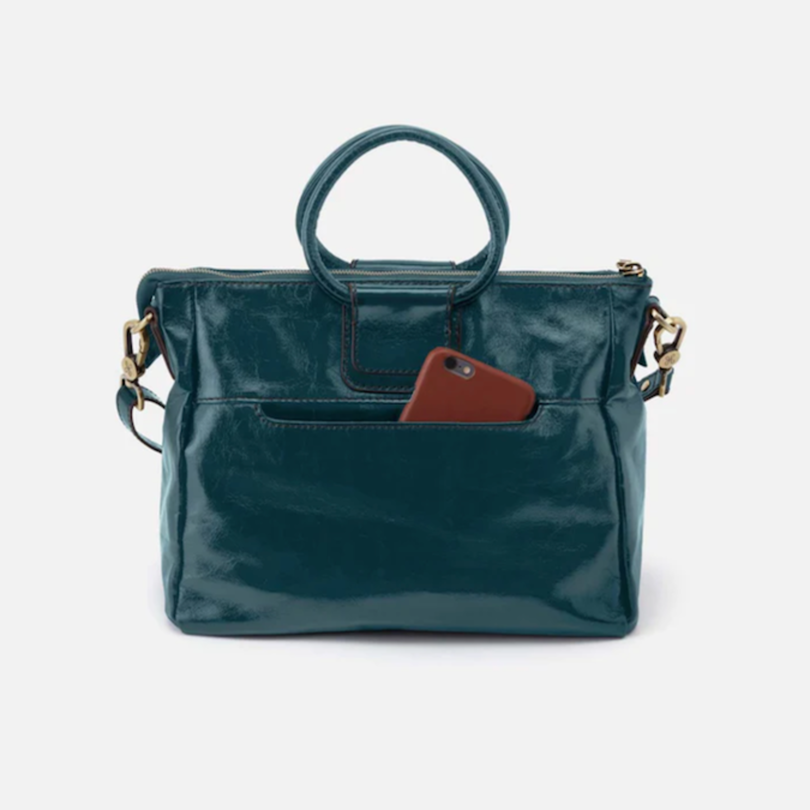 HOBO HOBO - Sheila Medium Satchel Wild Bluegrass Polished Leather