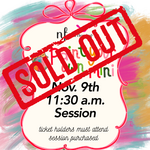 Nora Fleming Paint Your Own Mini 11:30 AM Session