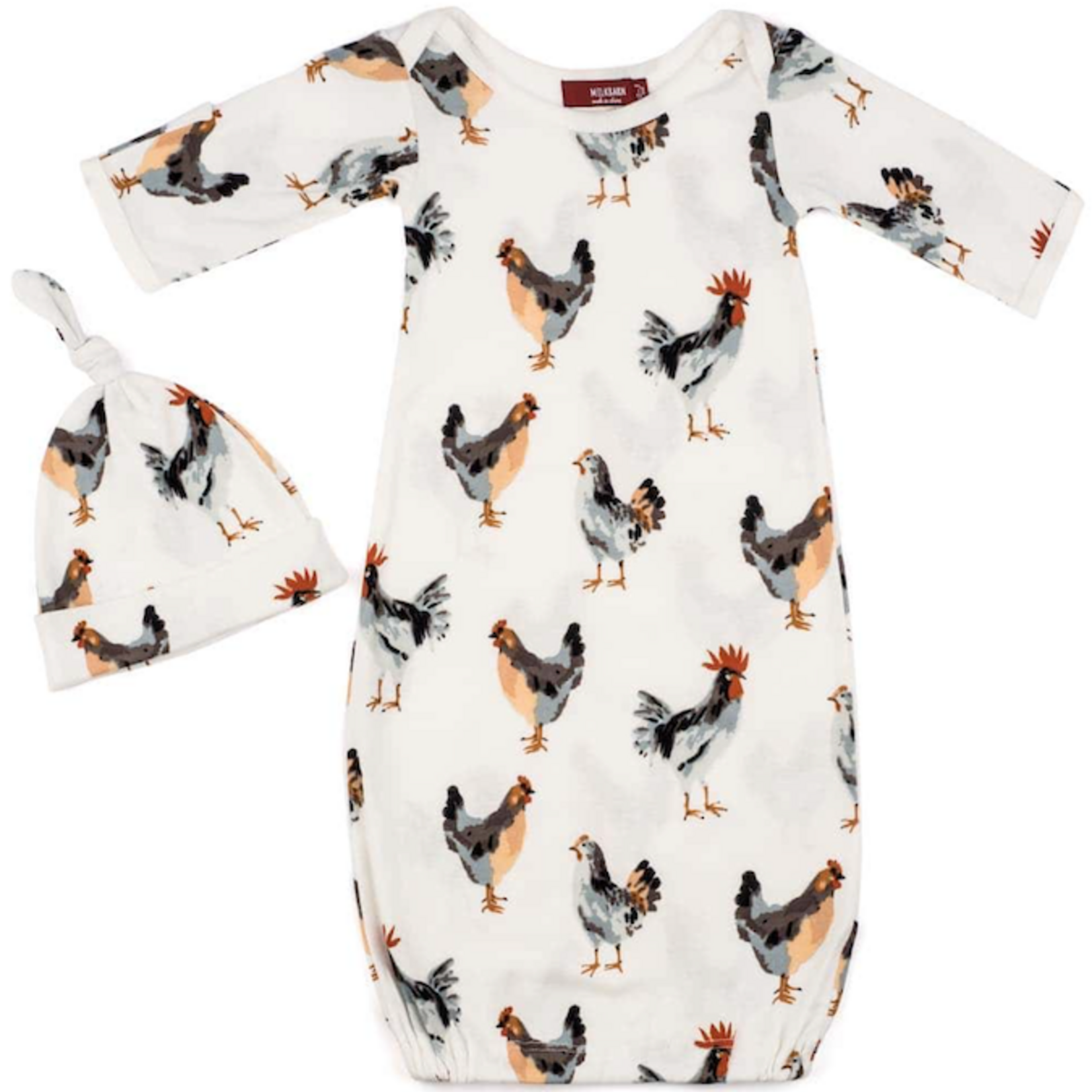 Milkbarn Gown & Hat Set