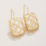 Stonevale Earrings, Mother of Pearl