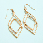 Riviera Earrings, Gold