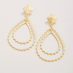 Richmond Hill Teardrop Earrings - Gold