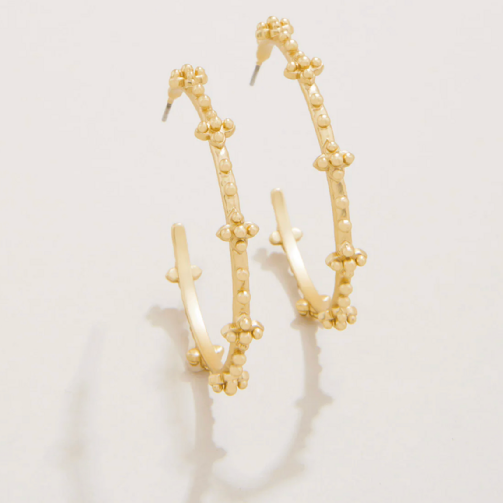 Richmond Hill Hoop Earrings 40mm - Gold
