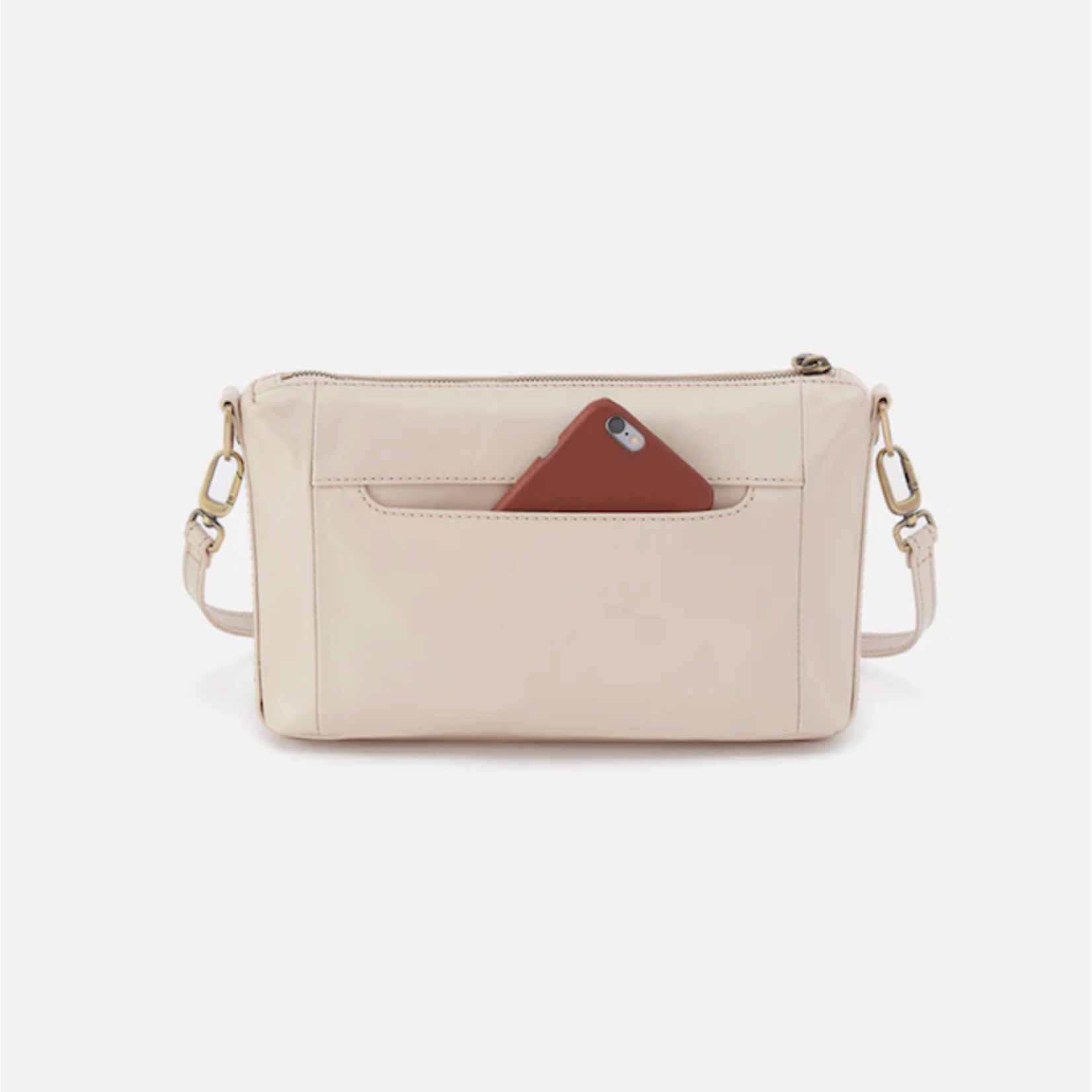 HOBO HOBO - Darcy Carry-All Crossbody Pale Flax Polished Leather