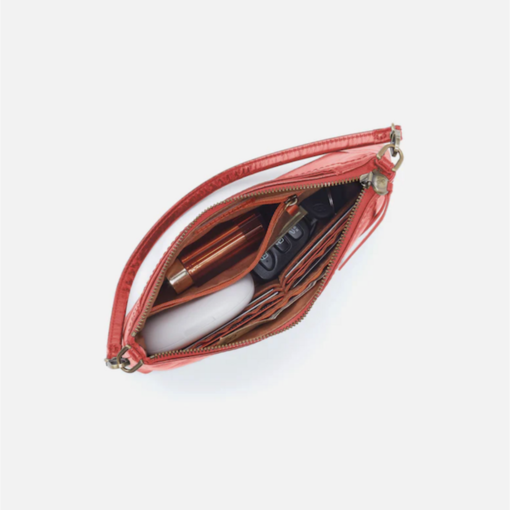 HOBO HOBO - Darcy Crossbody Pink Mirage Polished Leather