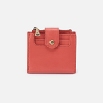 HOBO HOBO - Dunn Mini Wallet Pink Mirage Polished Leather