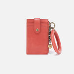 HOBO HOBO - Ring Credit Card Wristlet Pink Mirage Polished Leather