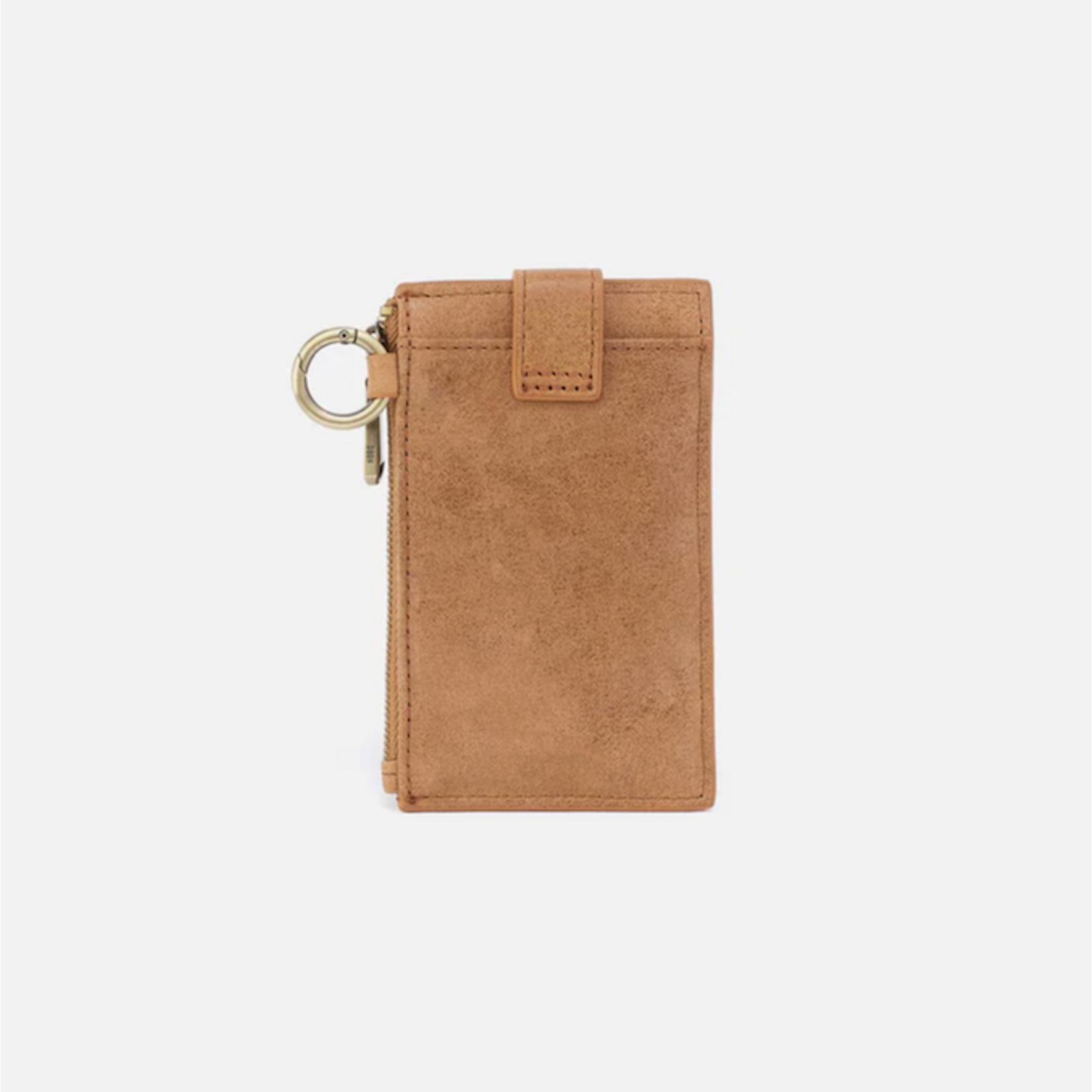 HOBO HOBO - Ring Credit Card Wristlet Whiskey Buffed Leather