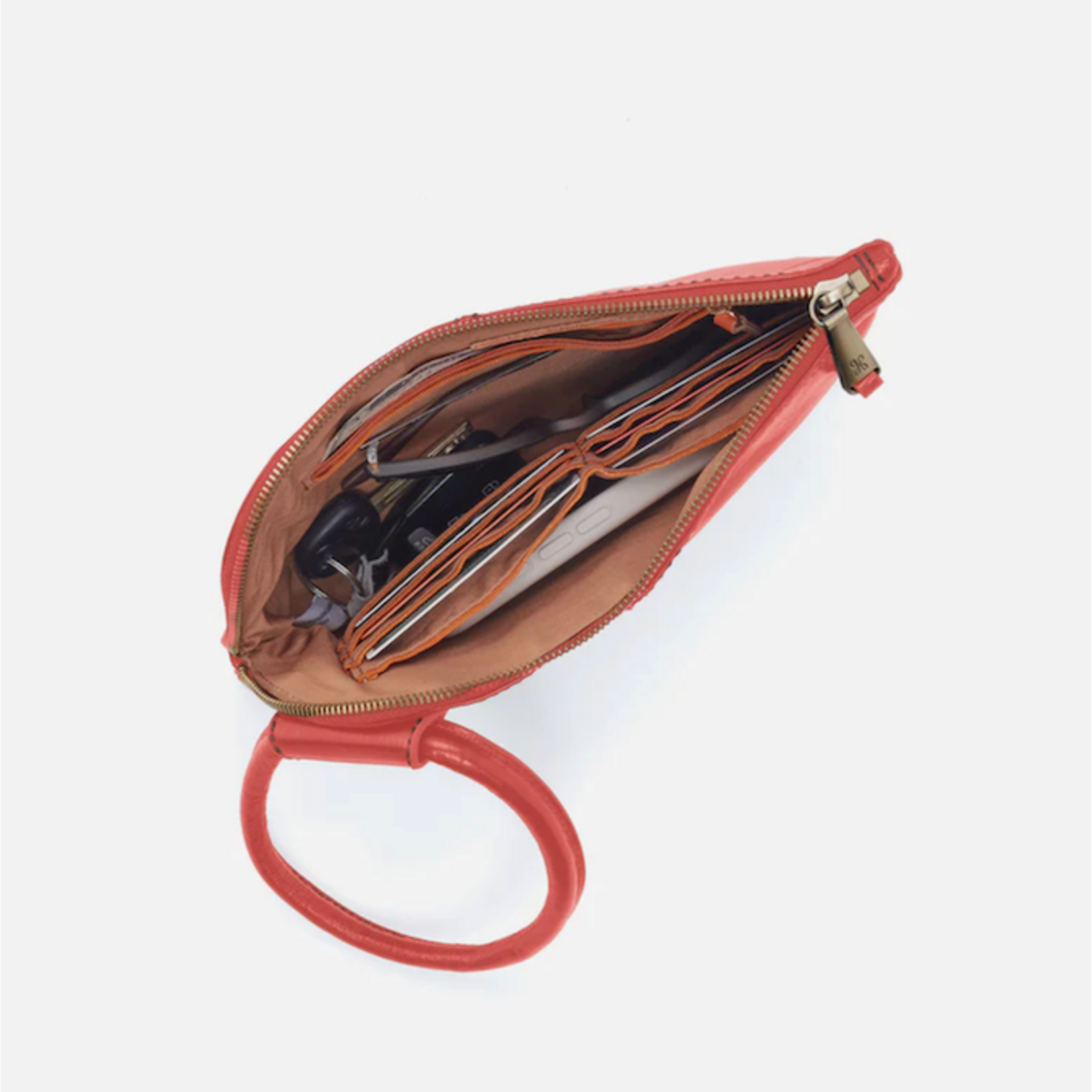 HOBO HOBO - Sable Wristlet Pink Mirage Polished Leather