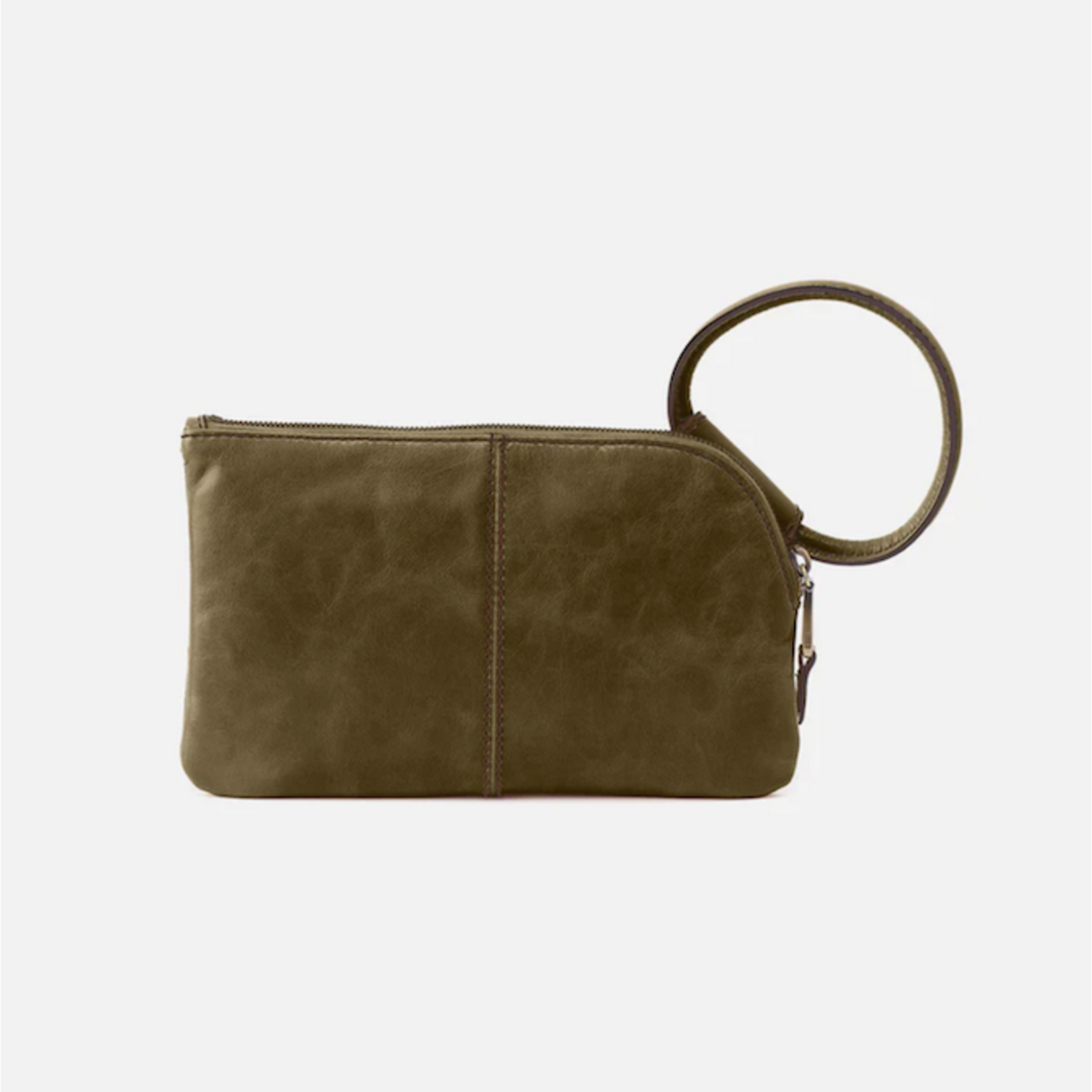 HOBO HOBO - Sable Wristlet Olive Veil Polished Leather