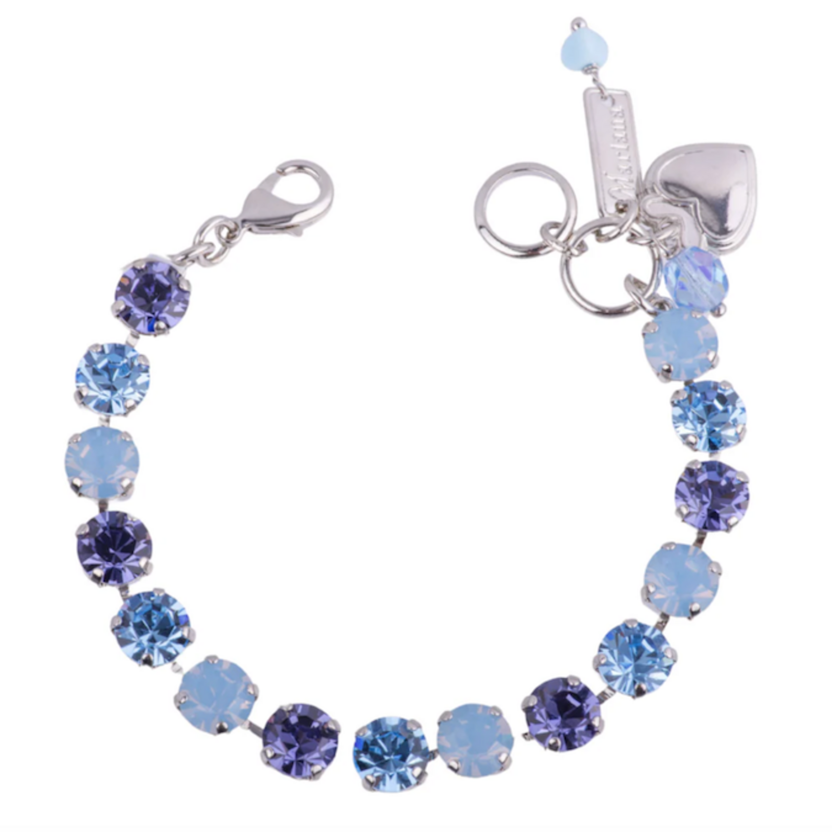 Mariana Medium Everyday Bracelet in "Lavender Fields" Rhodium