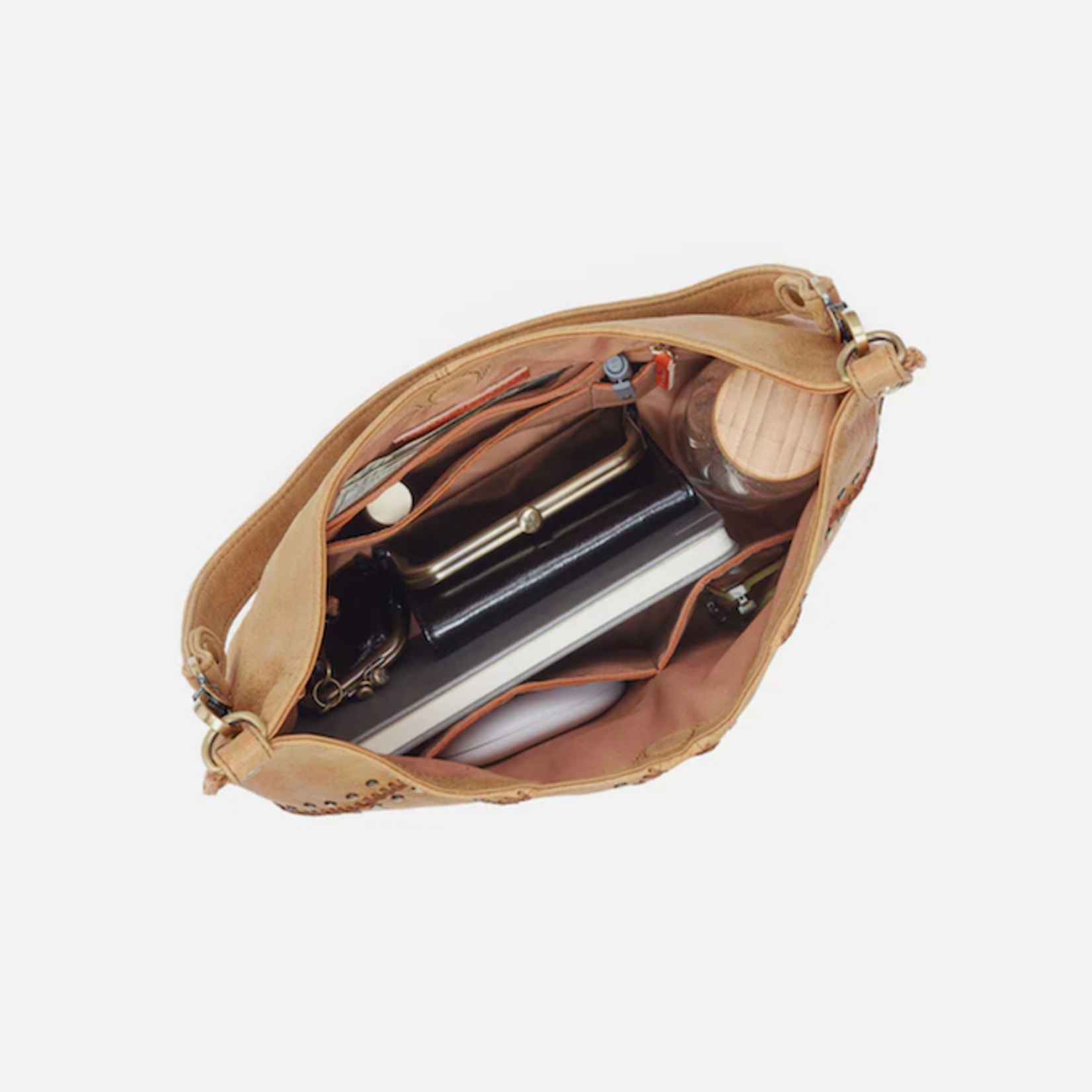 HOBO HOBO - Pier Shoulder Bag Whiskey Buffed Leather