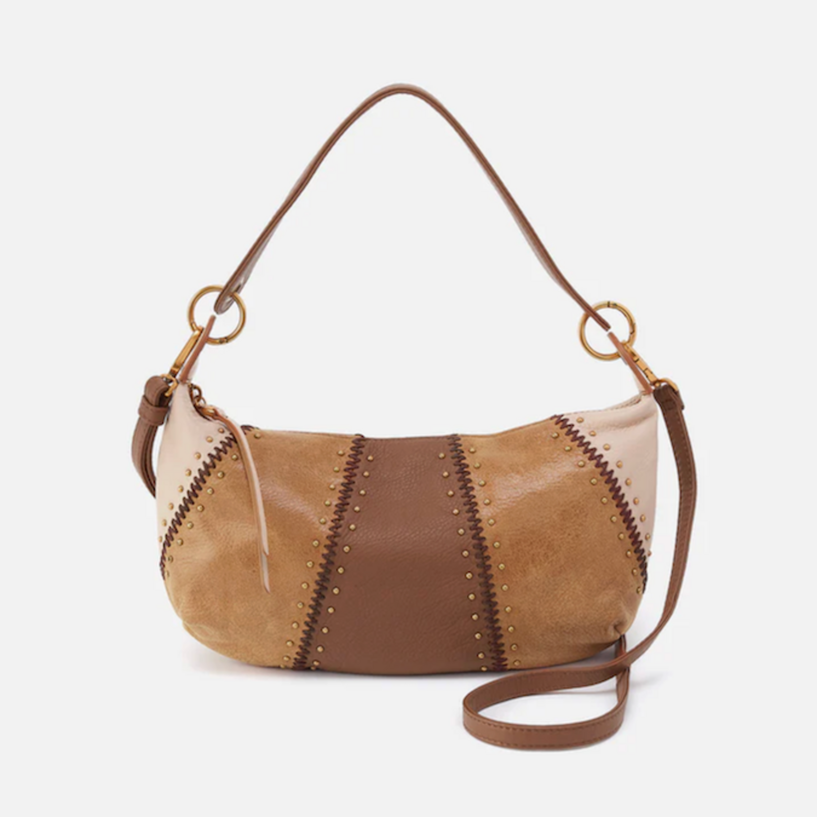 HOBO HOBO - Opal Mini Shoulder Timber Brown Pebbled Leather