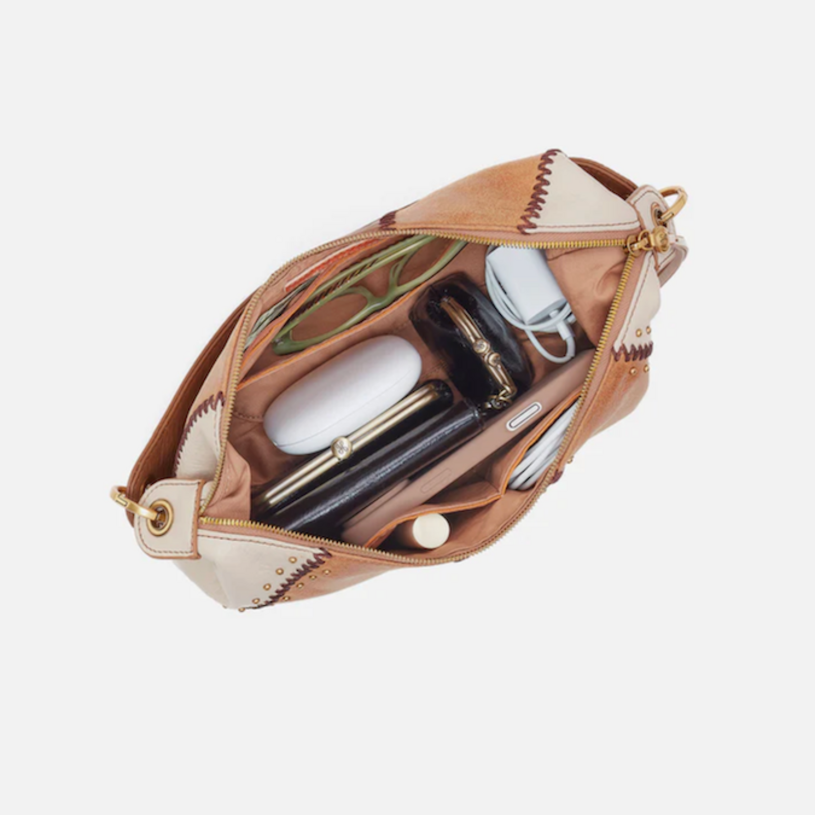 HOBO HOBO - Opal Mini Shoulder Timber Brown Pebbled Leather