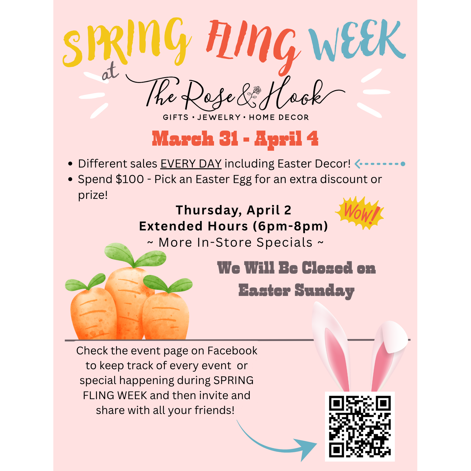 Spring Fling Week on Central (3/31/26 - 4/4/26)