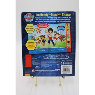 Hardcover Paw Patrol - I'm Ready to Read with Chase Sound Book - Play-A-Sound