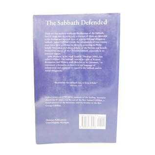 Paperback Gilfillan, James: The Sabbath Defended