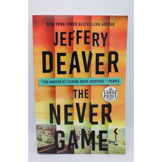 Trade Paperback Deaver, Jeffery: The Never Game (LARGE PRINT)