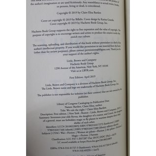 Hardcover Bartlett, Claire Eliza: We Rule the Night