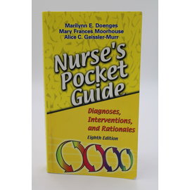 Paperback Doenges/Moorhouse/Geissler-Murr: Nurse's Pocket Guide: Diagnoses, Interventions, Rationales