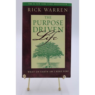 Paperback Warren, Rick: The Purpose Driven Life: What on Earth am I Here for?