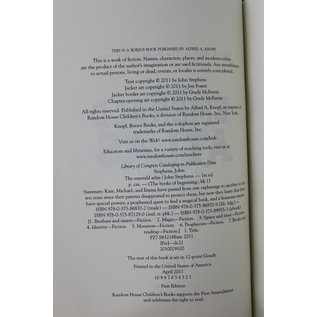 Hardcover Stephens, John: The Emerald Atlas (The Books of Beginning, #1)