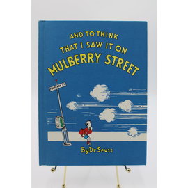 Hardcover Book Club Edition Seuss, Dr.: And to Think That I Saw it on Mulberry Street