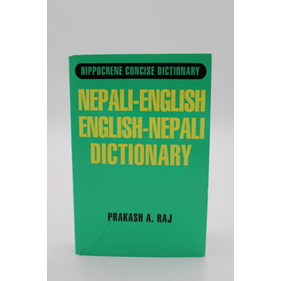 Paperback Raj, Prakash A.: Nepali/English English/Nepali Concise Dictionary