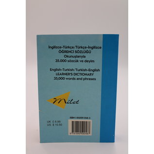 Paperback Milet: Turkish English Learner's Dictionary