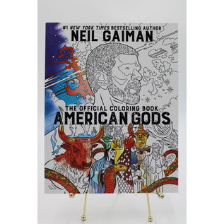 Paperback Gaiman, Neil: American Gods: The Official Coloring Book
