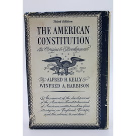 Hardcover Harbison, Alfred H. Kelly, Winfred A.: The American Constitution, Its Origins and Development