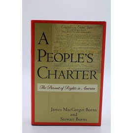 Hardcover Burns, James MacGregor: A People's Charter: The Pursuit of Rights in America