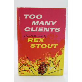 Hardcover Book Club Edition Stout, Rex: Too Many Clients