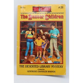 Paperback Warner, Gertrude Chandler: The Deserted Library Mystery: The Boxcar Children (The Boxcar Children #21)