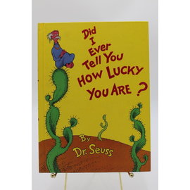 Hardcover Book Club Edition Seuss, Dr.: Did I Ever Tell You How Lucky You Are?