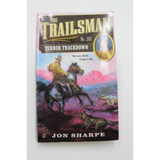 Mass Market Paperback Sharpe, Jon: Terror Trackdown (The Trailsman #382)