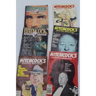 Set Alfred Hitchcock's Mystery Magazines (Various editions 1977-1989) lot of 6