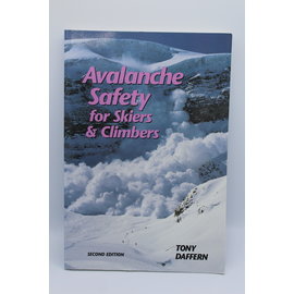 Paperback Daffern, Tony: Avalanche Safety For Skiers & Climbers