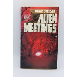 Paperback Steiger, Brad: Alien Meetings