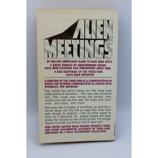 Paperback Steiger, Brad: Alien Meetings