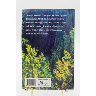 Paperback Ross, Jane: The David Thompson Highway: A Hiking Guide